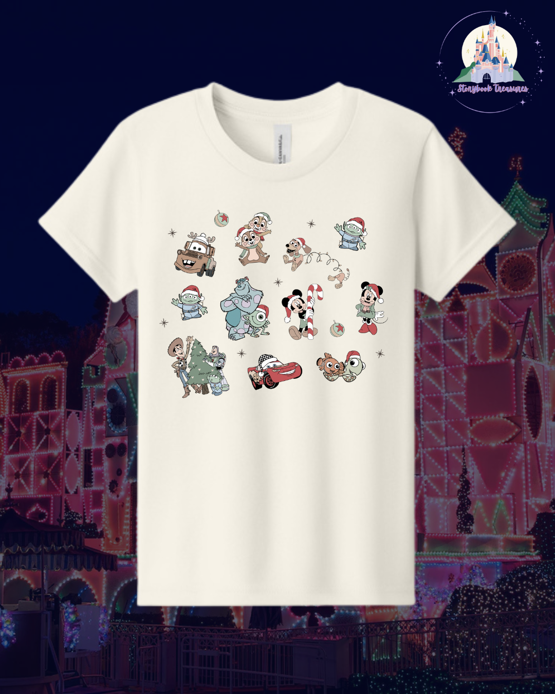 Pixar Christmas Mash Up