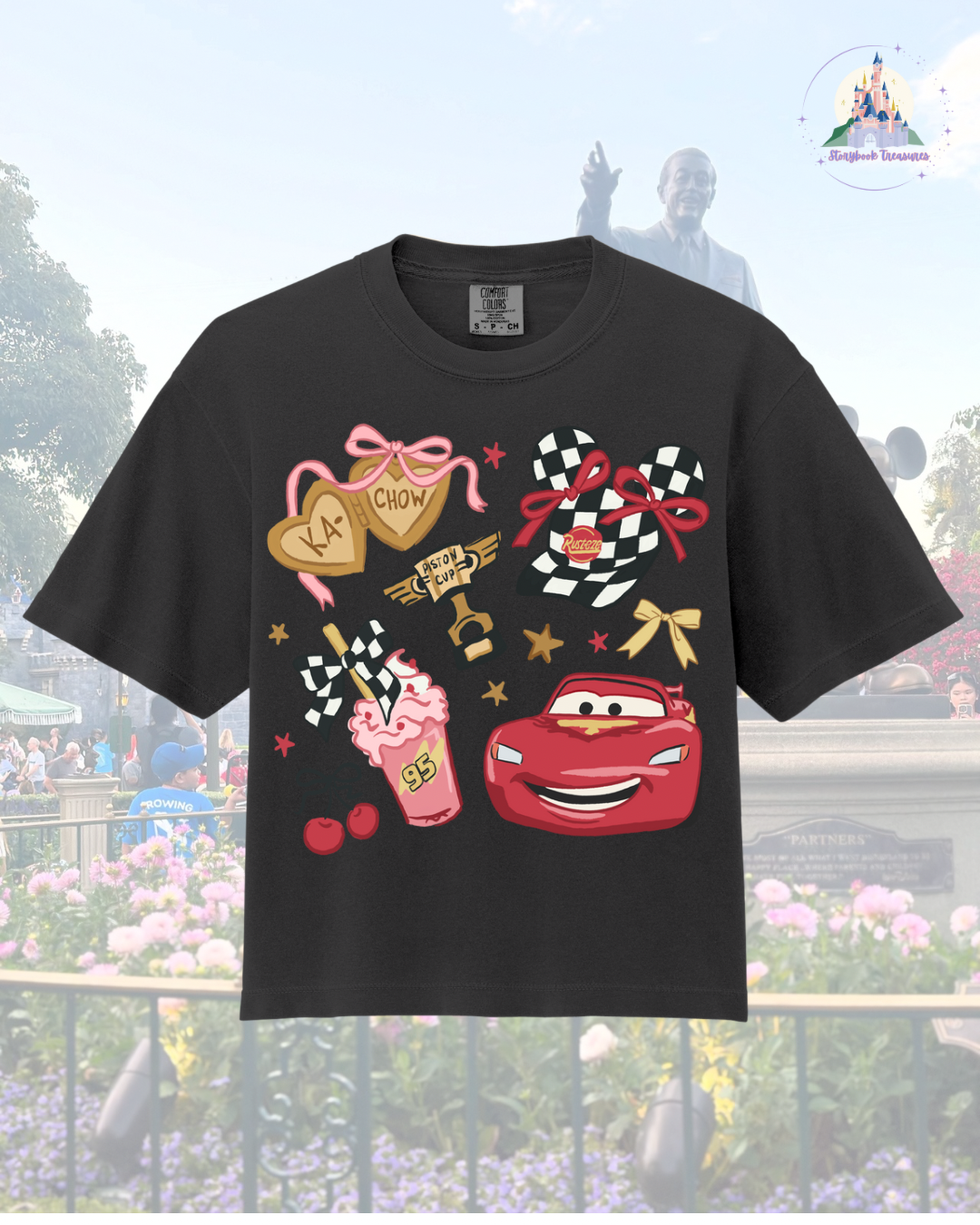 Red Porsche Boxy Tee