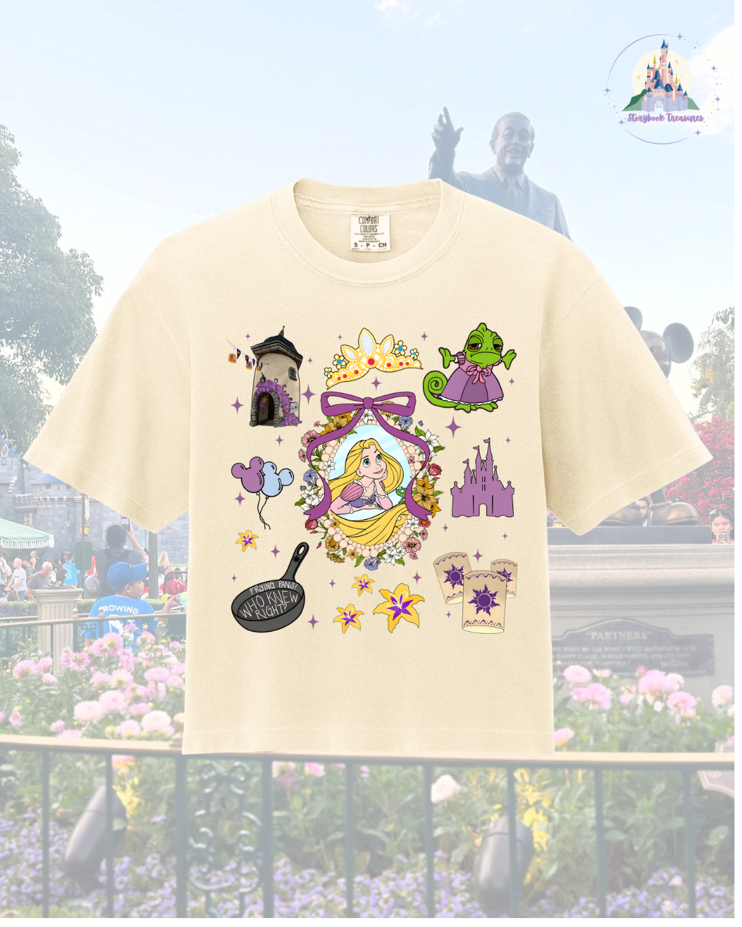 Purple Princess Boxy Tee