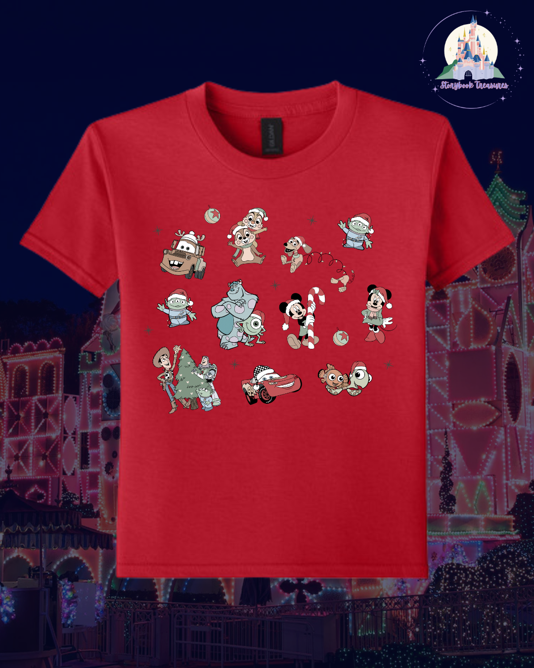 Pixar Christmas Mash Up