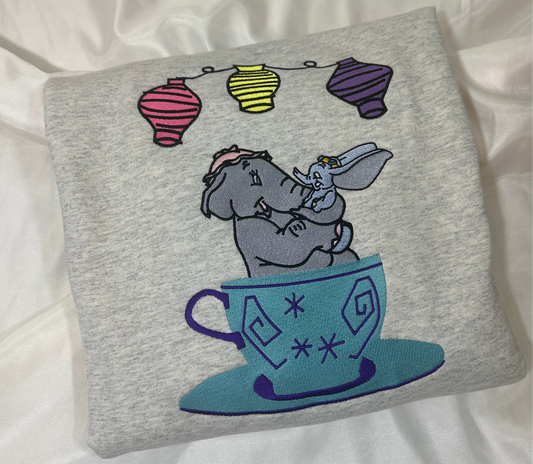 Elephants Riding Teacups