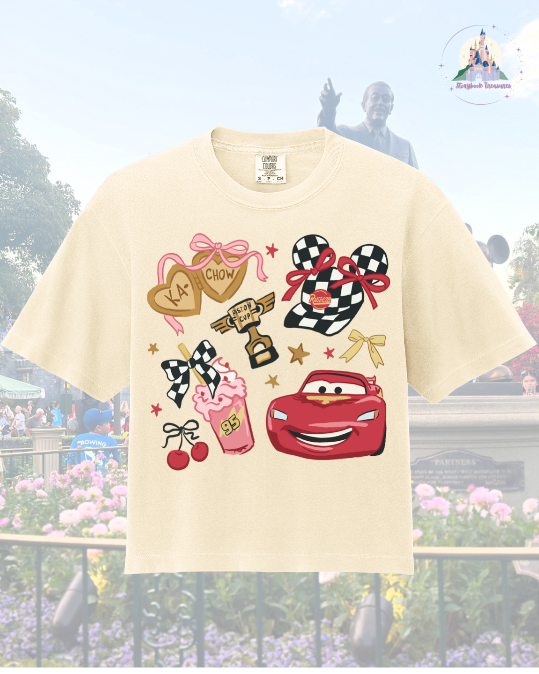 Red Porsche Boxy Tee