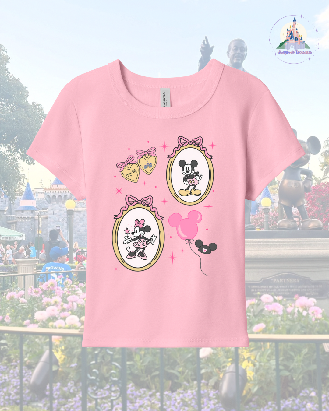 Coquette Mouse Adult Baby Tees