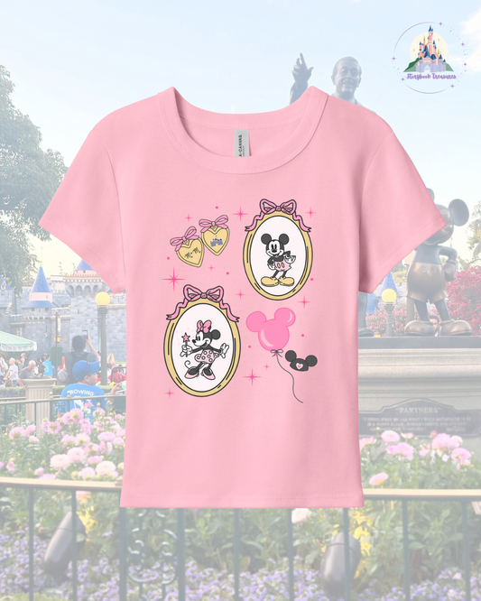 Coquette Mouse Adult Baby Tees