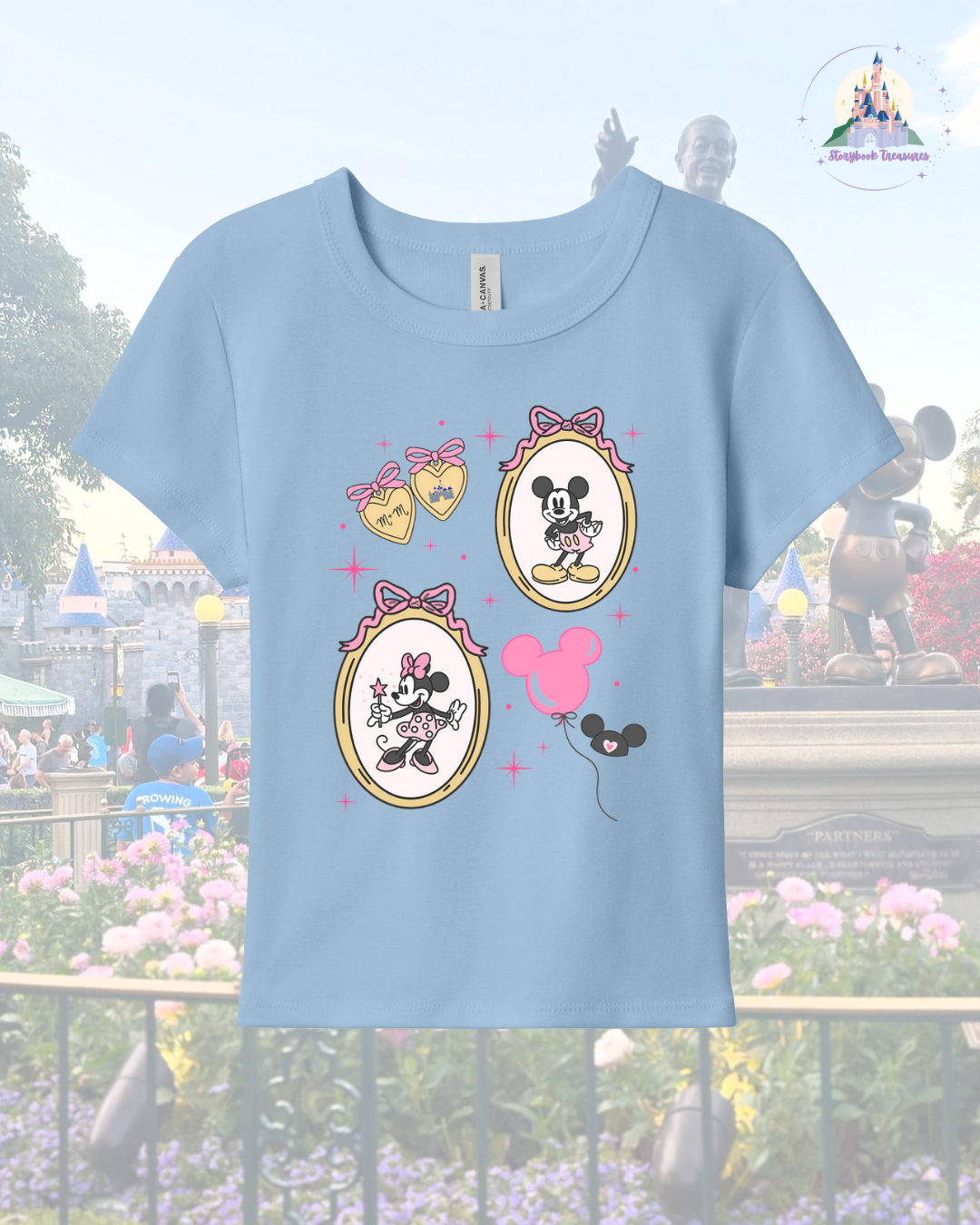 Coquette Mouse Adult Baby Tees