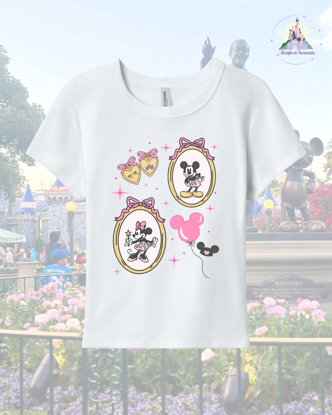 Coquette Mouse Adult Baby Tees