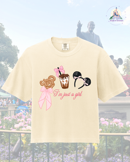 Just a Girl Boxy Tee