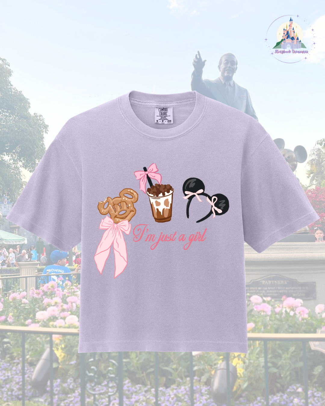 Just a Girl Boxy Tee